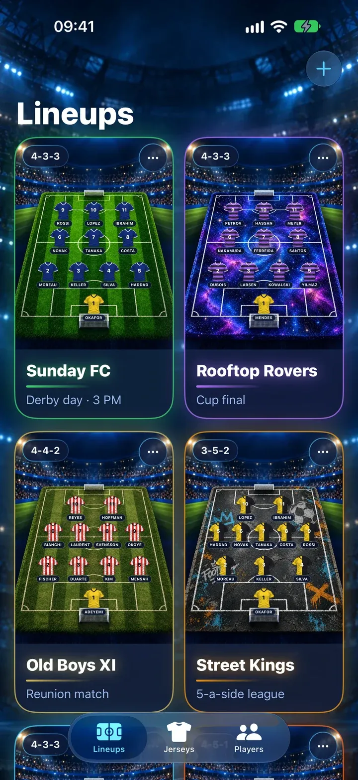 The lineup library