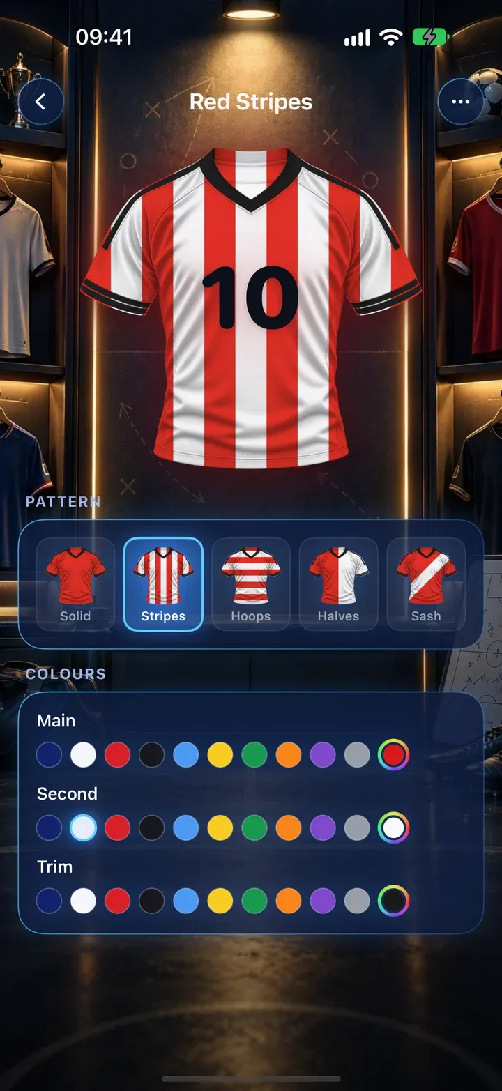 Designing a jersey